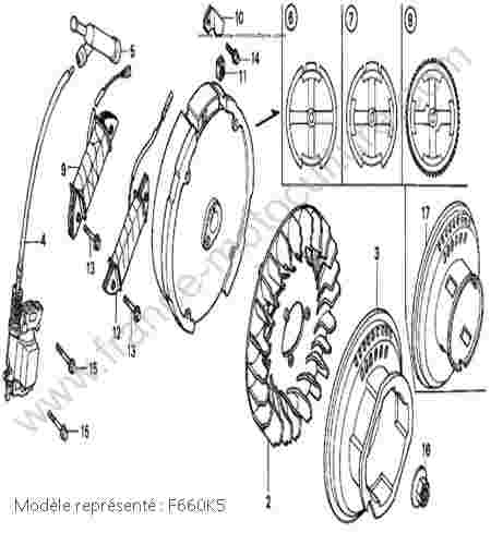 HONDA - F660K5 : Allumage  - K5