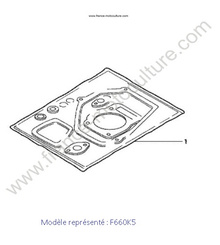 Pochette joints - K5 HONDA F660K5