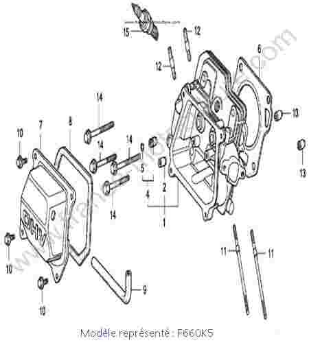 HONDA - F660K5 : Culasse - K5