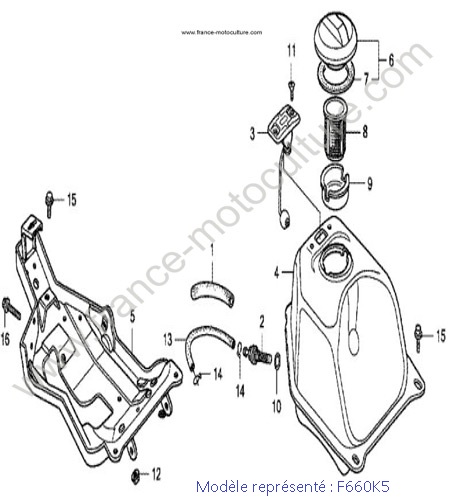 Reservoir - K5 HONDA F660K5