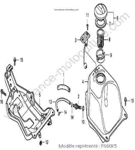 HONDA - F660K5 : Reservoir - K5
