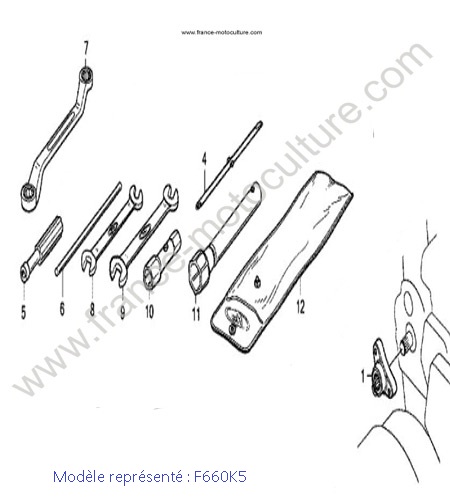 Outils - K5 HONDA F660K5