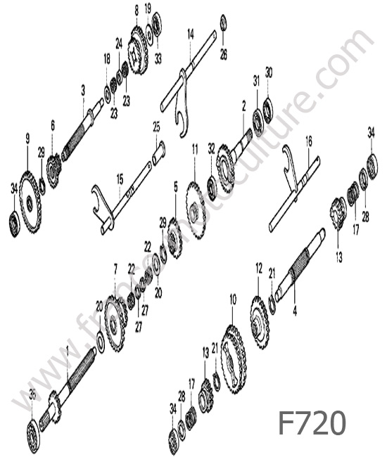 Transmission HONDA F720