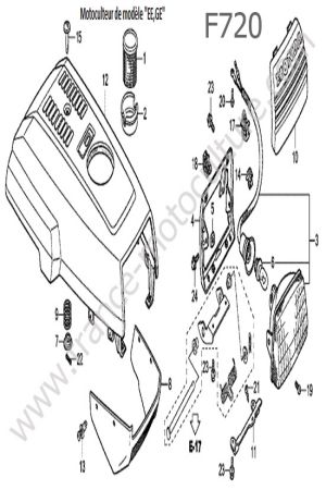 HONDA - F720 : Capot / Phare 2