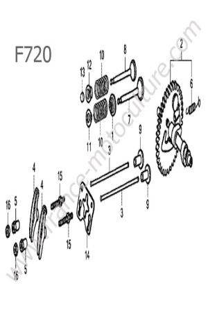 HONDA - F720 : Arbre cames