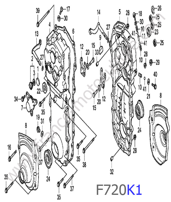 Carters transmission HONDA F720K1