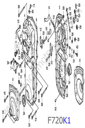 HONDA - F720K1 : Carters transmission