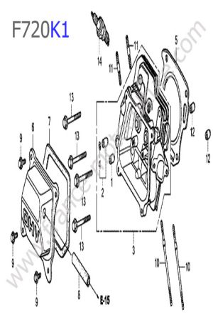 HONDA - F720K1 : Culasse