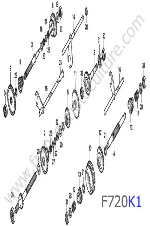 HONDA - F720K1 : Transmission
