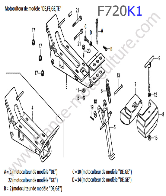 Chassis HONDA F720K1