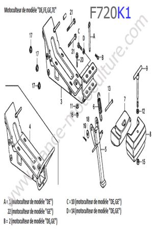 HONDA - F720K1 : Chassis