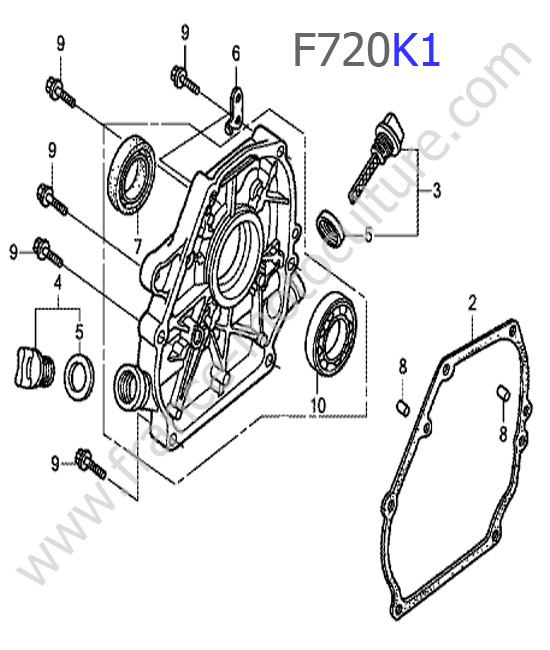 Carter inferieur HONDA F720K1