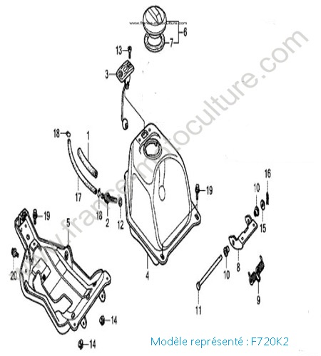 Reservoir - K2 HONDA F720K2
