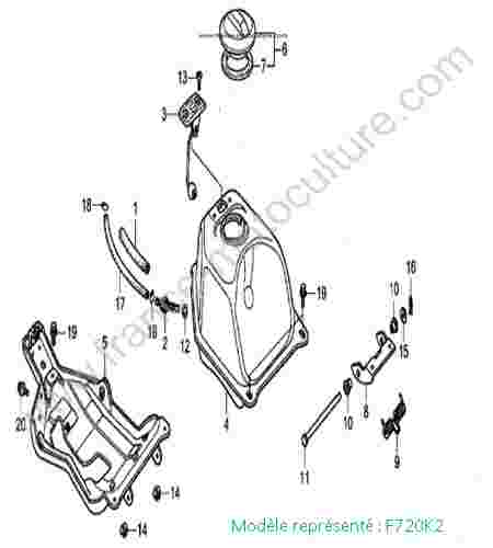 HONDA - F720K2 : Reservoir - K2