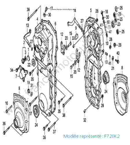 HONDA - F720K2 : Carter transmission - K2
