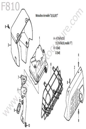 HONDA - F810 : Echappement