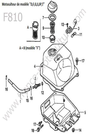HONDA - F810 : Reservoir