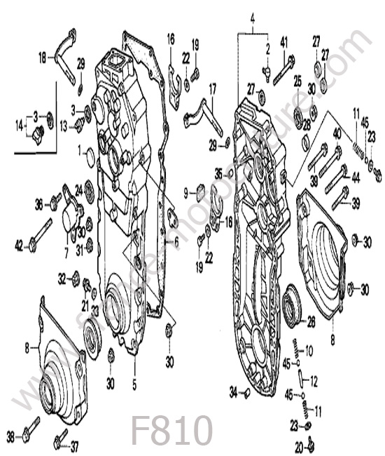 Carters transmission HONDA F810