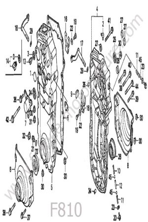 HONDA - F810 : Carters transmission