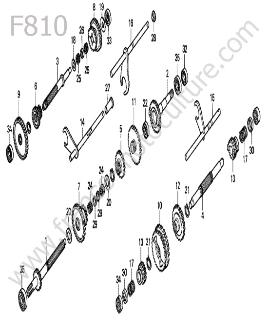 Transmission HONDA F810
