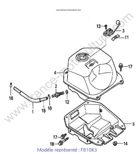 Reservoir - K3 HONDA F810K3