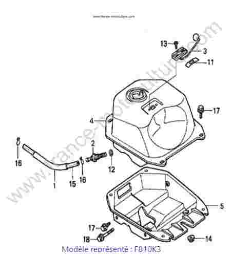 HONDA - F810K3 : Reservoir - K3