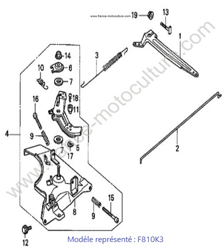 Regulateur - K3 HONDA F810K3