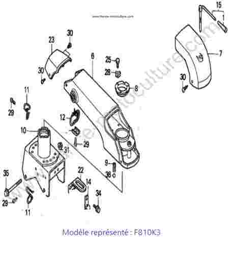 HONDA - F810K3 : Colonne - K3