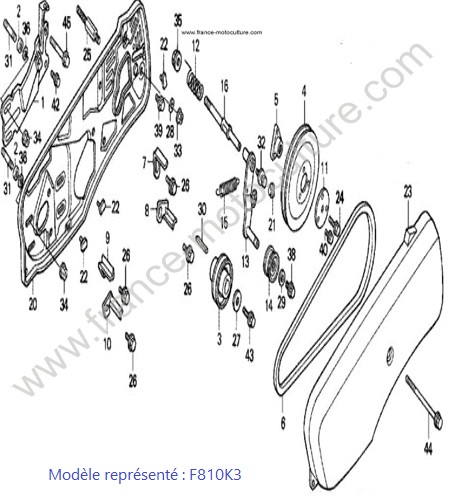 Courroie - K3 HONDA F810K3