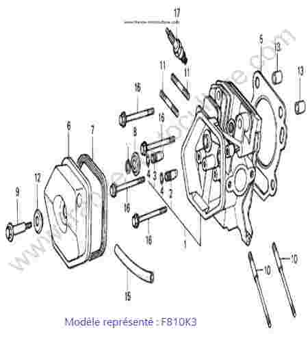 HONDA - F810K3 : Culasse - K3