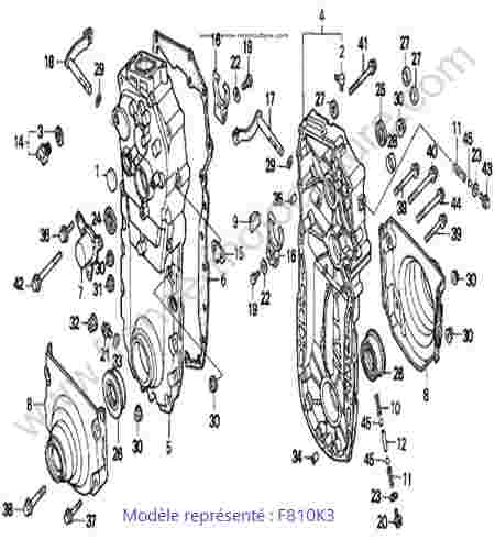 HONDA - F810K3 : Carter transmission - K3