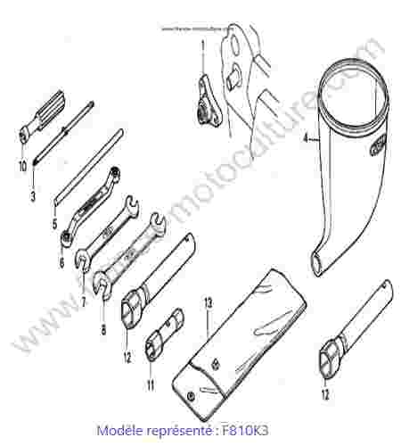 HONDA - F810K3 : Outils - K3