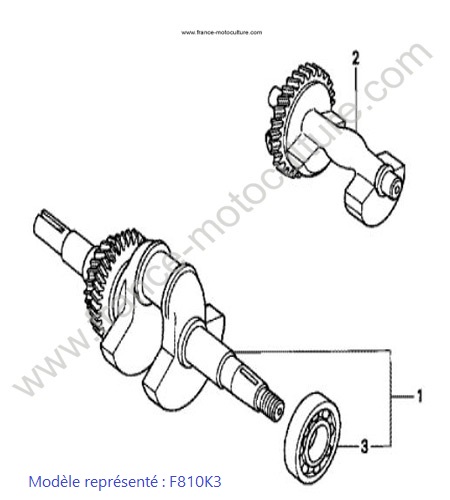 Vilebrequin - K3 HONDA F810K3