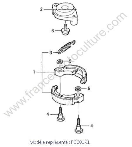Embrayage - K1 HONDA FG201