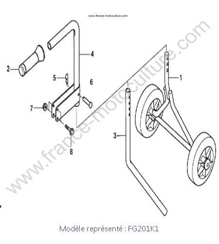Roue transport - K1 HONDA FG201
