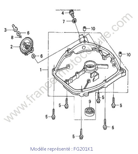 Carter inferieur - K1 HONDA FG201