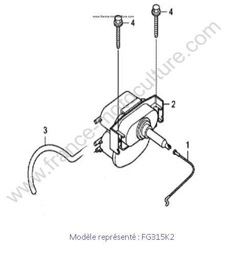 Commande embrayage - K2 HONDA FG315