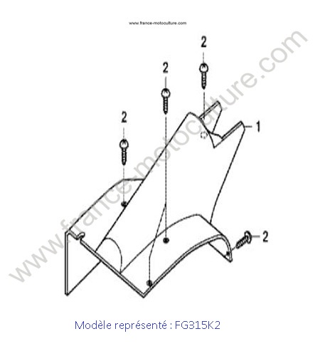 Carter guidon - K2 HONDA FG315