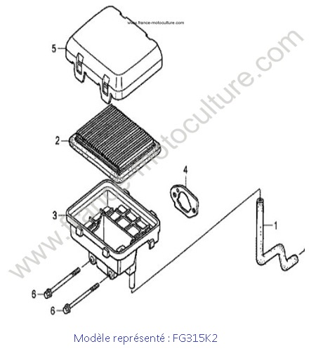 Filtre a air - K2 HONDA FG315