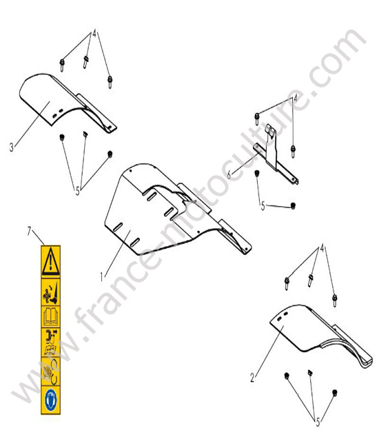Garde-boue HONDA FG320
