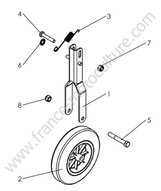 Roue HONDA FG320