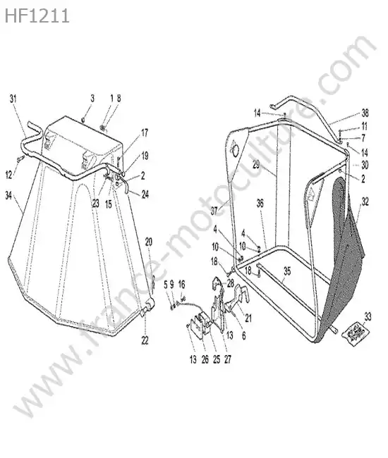 Panier HONDA HF1211