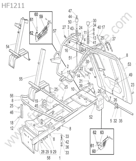 Chassis HONDA HF1211