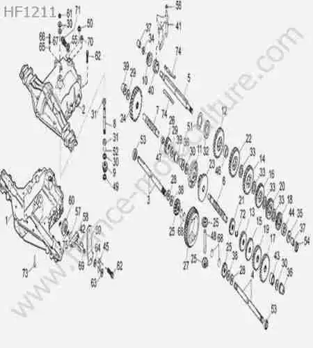 HONDA - HF1211 : Boite vitesses