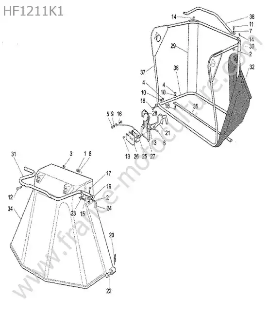 Panier HONDA HF1211K1