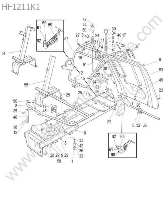 Chassis HONDA HF1211K1