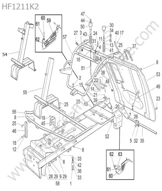 Chassis HONDA HF1211K2