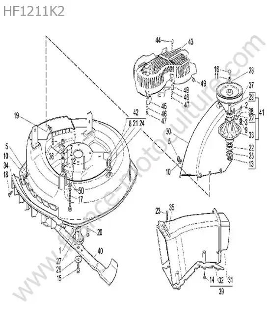 Plateau coupe HONDA HF1211K2