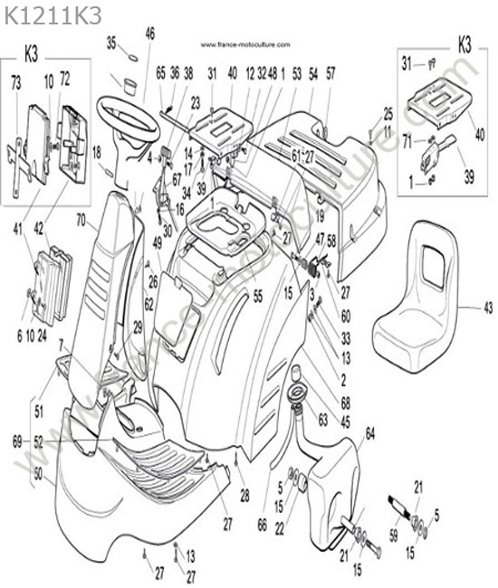 Carter HONDA HF1211K3