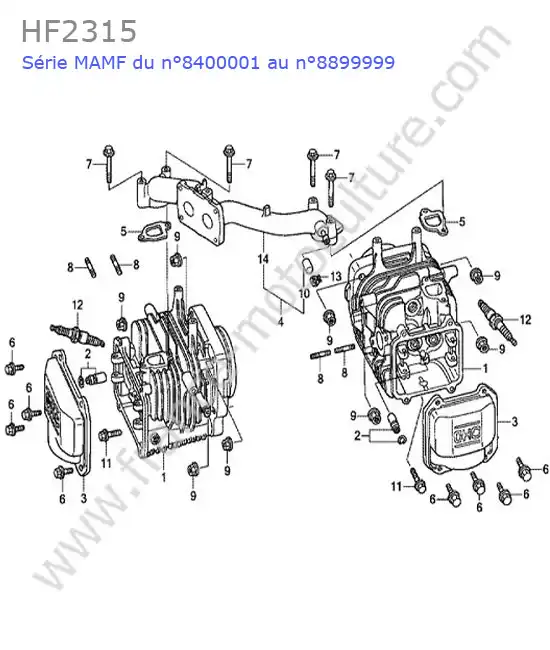 Cylindre HONDA HF2315